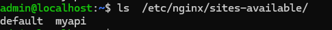 find nginx conf file on linux server with ls command