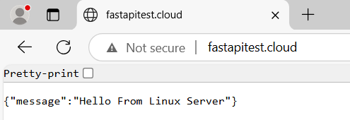 Non SSL Insecure version deployed