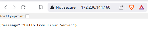 FastAPI deployed Succesfully Homepage