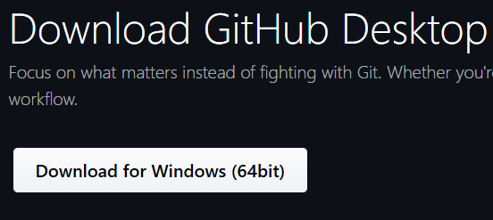 Download Github Desktop For Windows