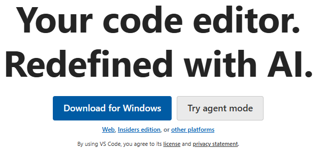 Install IDE Step 1 Screenshot