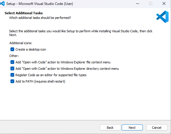 Add VS code to Path Screenshot