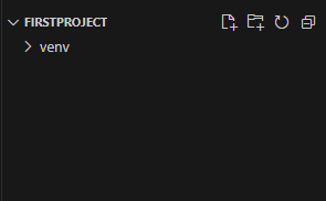 Check venv was created successfull step 3 success Screenshot