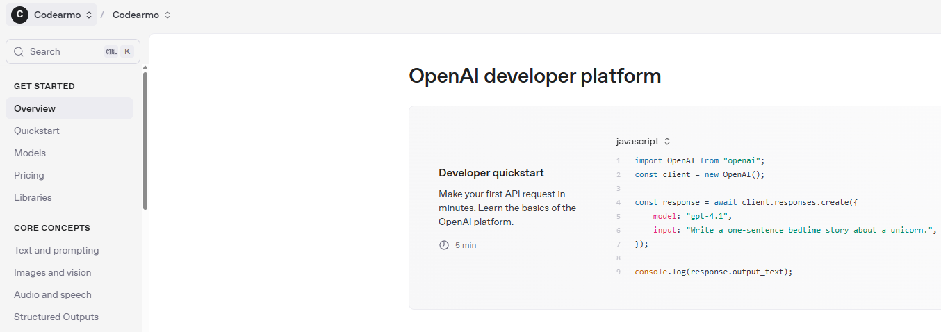 OpenAI & Python Step 1 , Create an Account